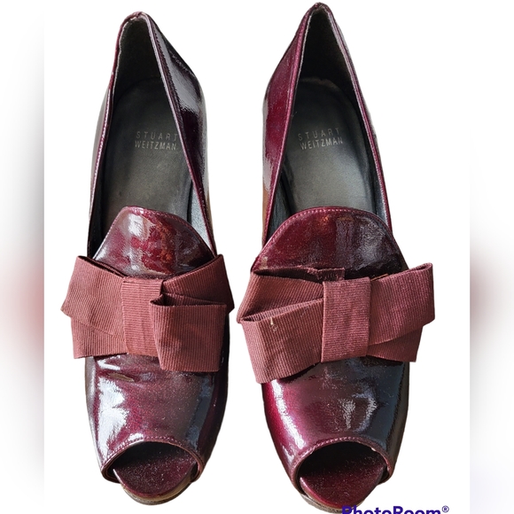 NEW Burgundy Stuart Weitzman heels size 9 - Picture 2 of 6